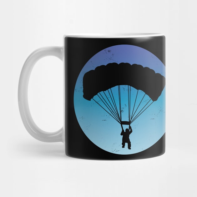 Skydiver Retro Funny Skydiving Vintage by Visual Vibes